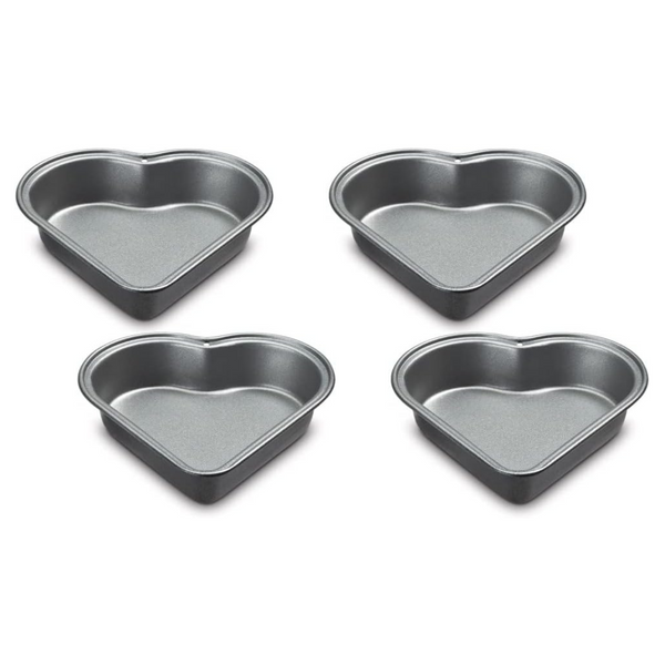 Cuisinart 4-Pc Mini Heart Pan Set