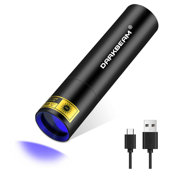 Darkbeam UV 365nm Rechargeable USB-C LED Blacklight Flashlights