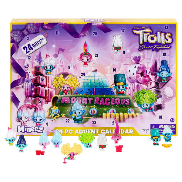 DreamWorks Trolls Band Together Mineez 24-Piece Holiday Advent Calendar