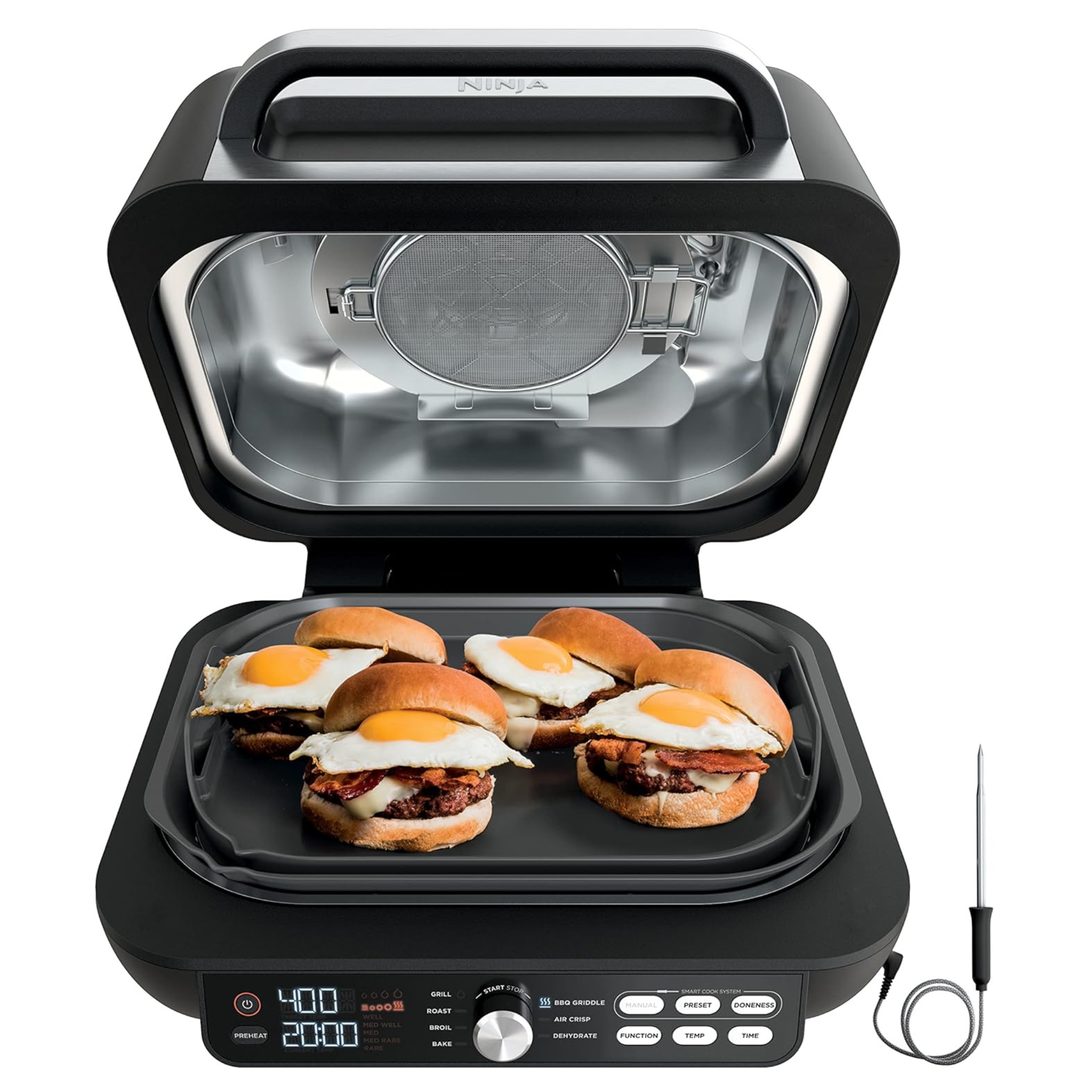 Ninja IG651 Foodi Smart XL Pro 7-in-1 Indoor Air Fryer Grill Combo