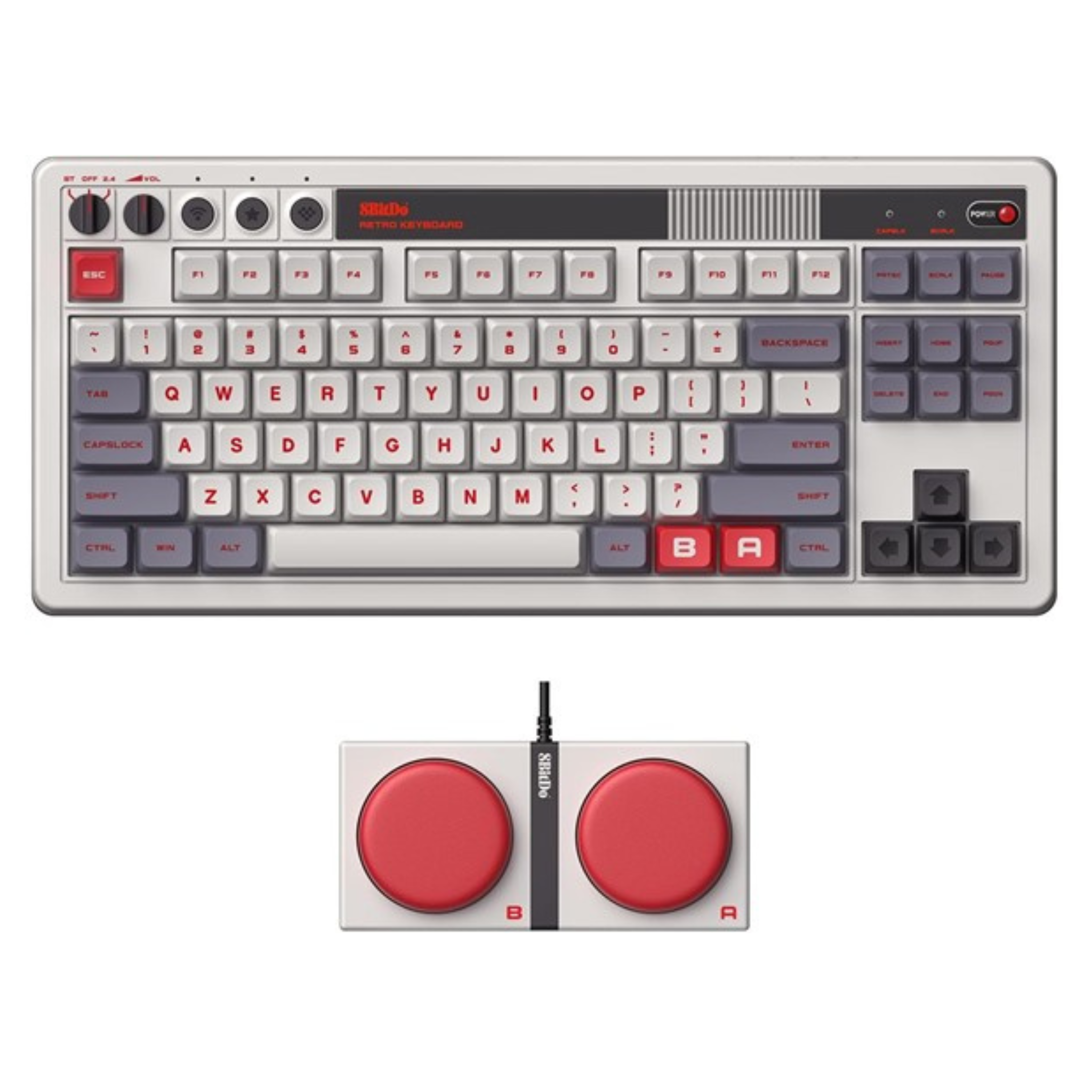 8BitDo 87-Key Retro Mechanical Keyboard (Various Styles)