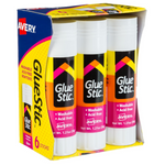 Pack of 6 Avery Washable Glue Sticks