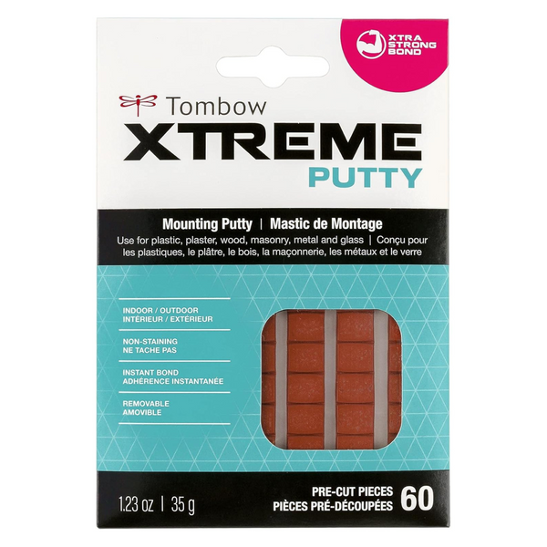 60-Pieces Tombow Xtreme Removable Indoor/Outdoor Mounting Putty