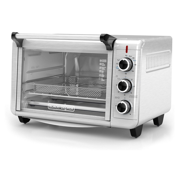 BLACK+DECKER 6-Slice Crisp ‘N Bake Air Fry Toaster Oven