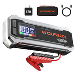 Wolfbox 4000A 12V Car Battery Jump Starter w/ 67W Quick Charger