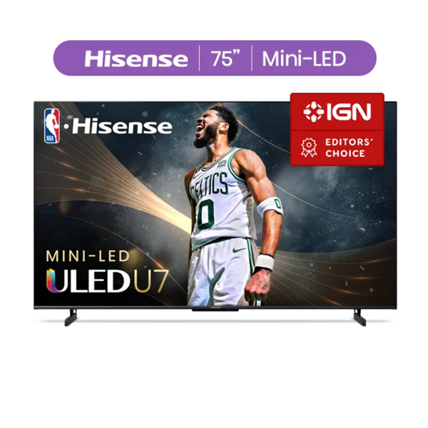 Hisense 75U7K 75" 4K Ultra HDR Smart Mini-LED QLED Google TV