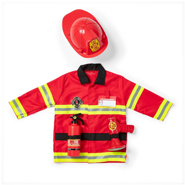 Melissa & Doug Fire Chief Dress-Up Set, Ages 3+