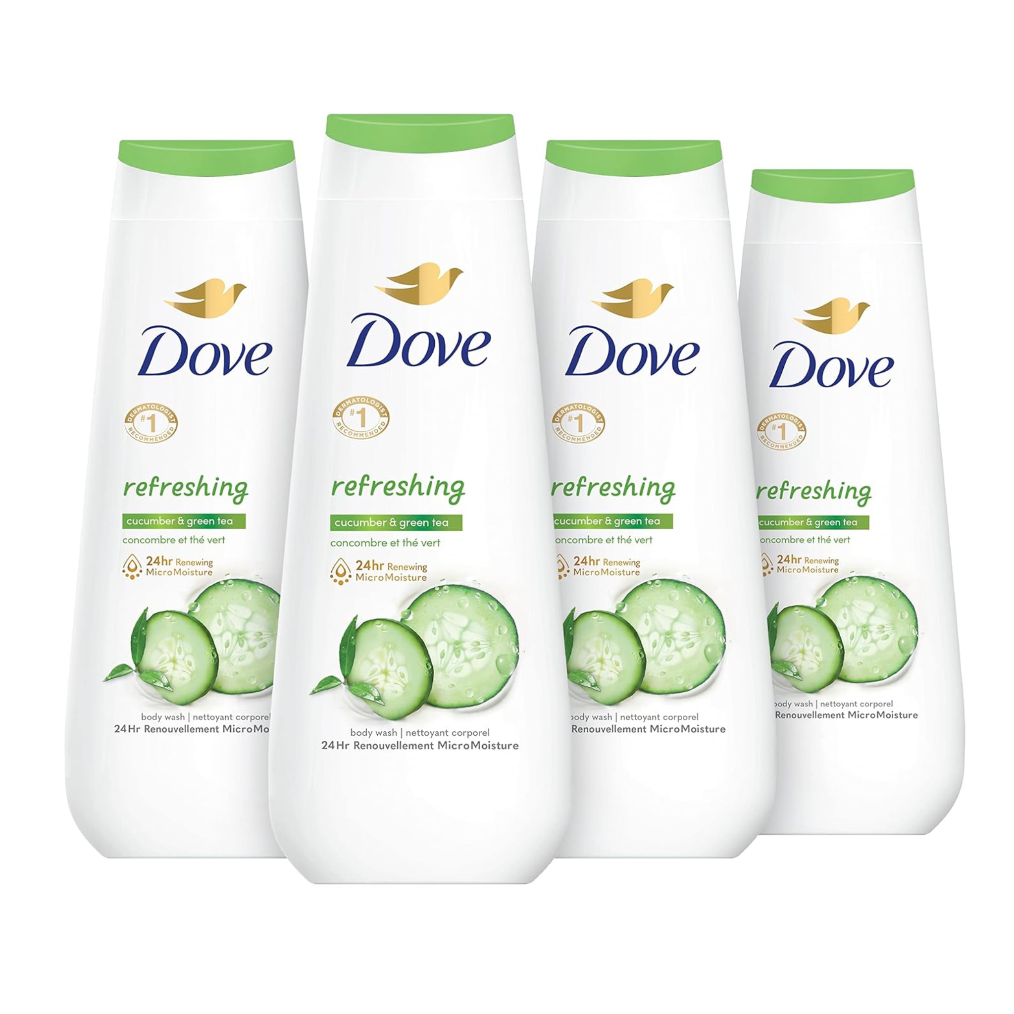 4 Bottles Of Dove Body Wash