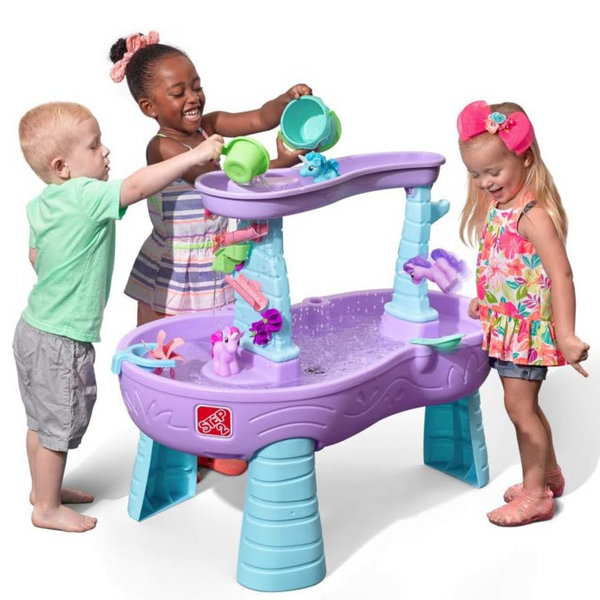 Rain Showers And Unicorns Water Table With 13 Toy Accessories