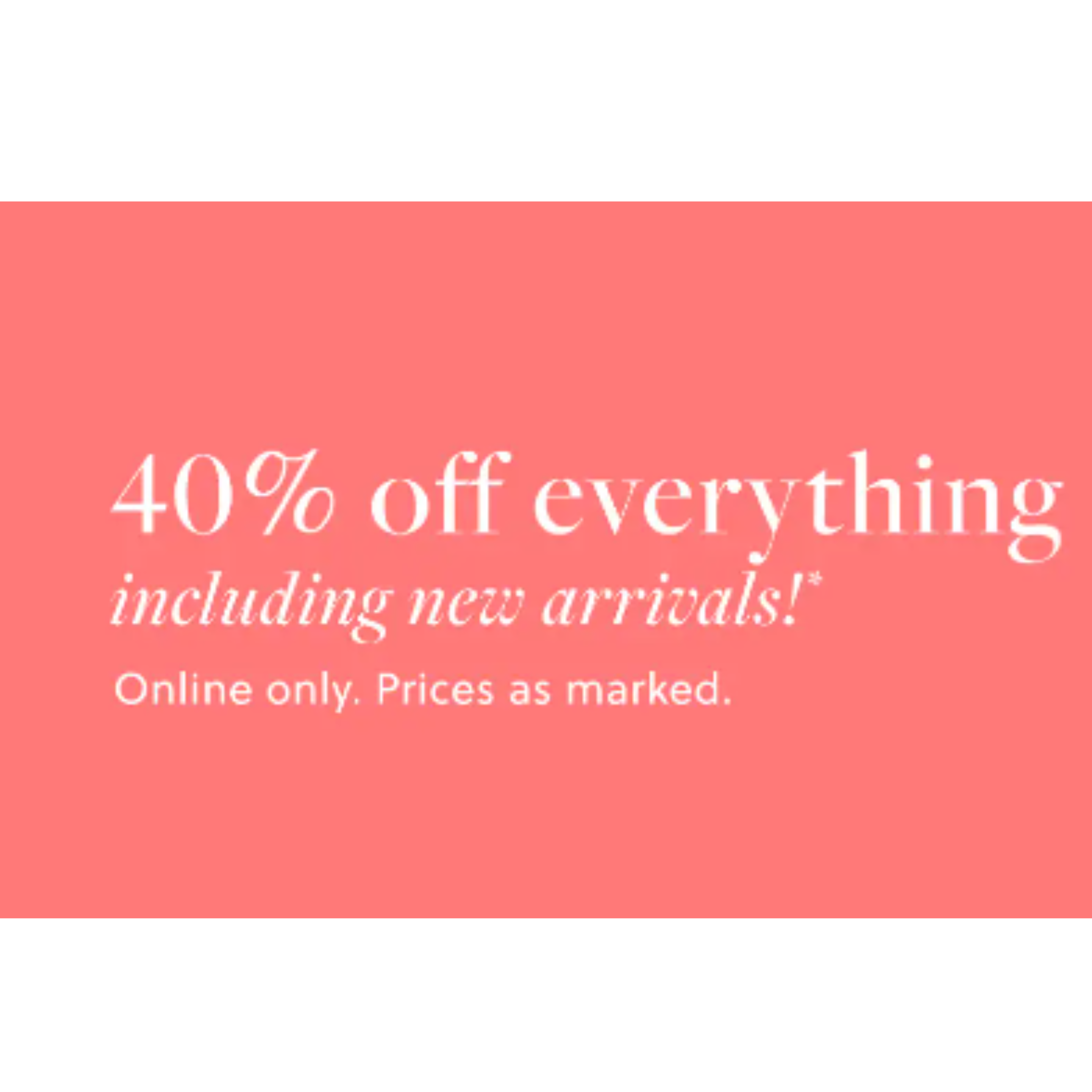 Up to 65% Off At J.Crew Factory!
