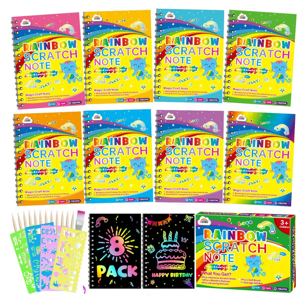 ZMLM 8 Pack Scratch Art Set