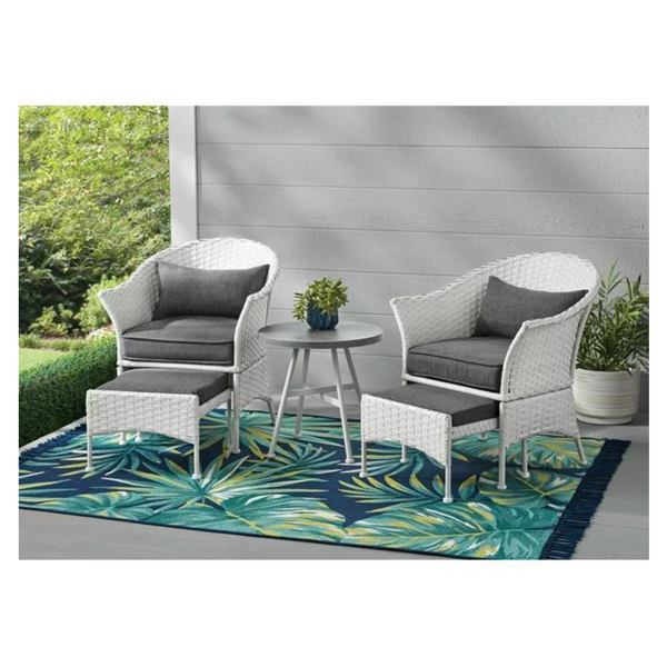 Mainstays Arlington Glen 5-Piece Outdoor Wicker Patio Furniture Set