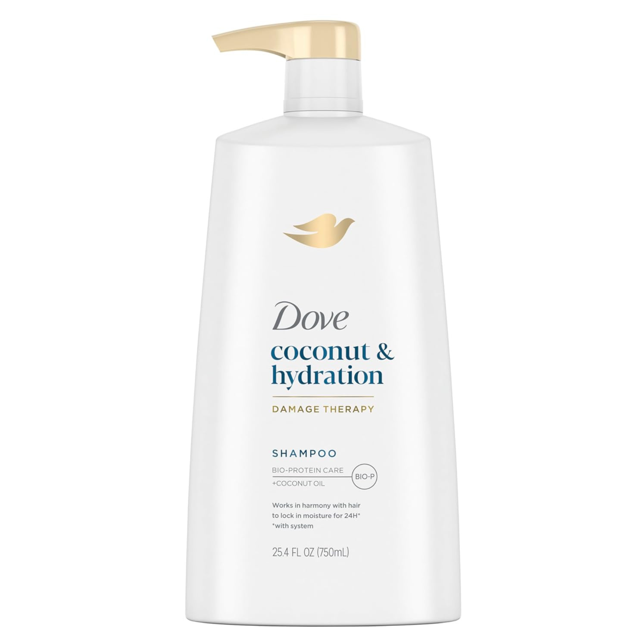 Dove Ultra Care Shampoo Coconut and Hydration, 25.4 oz Bottle