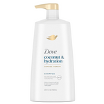 Dove Ultra Care Shampoo Coconut and Hydration, 25.4 oz Bottle