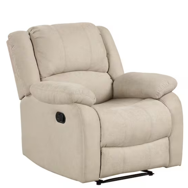 Homelegance Adair Oatmeal Textured Fabric Manual Recliner