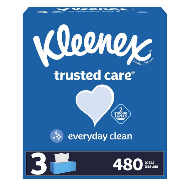 Kleenex 2-Ply Facial Tissues (27 Packs of 160 Tissues = 4,320 Total Tissues)