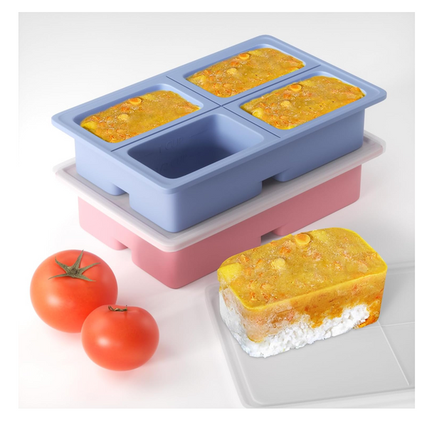 2-Pack Generic Silicone Freezer Trays with Lid