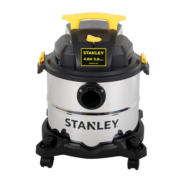 5-Gallon Stanley 4.0 HP Wet/Dry Vacuum w/ Stainless Steel Tank