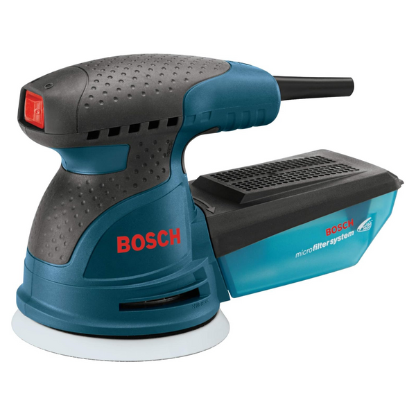 Bosch 5" 2.5 Amp Corded Variable Speed Orbit Palm Sander Kit w/ Carrying Bag