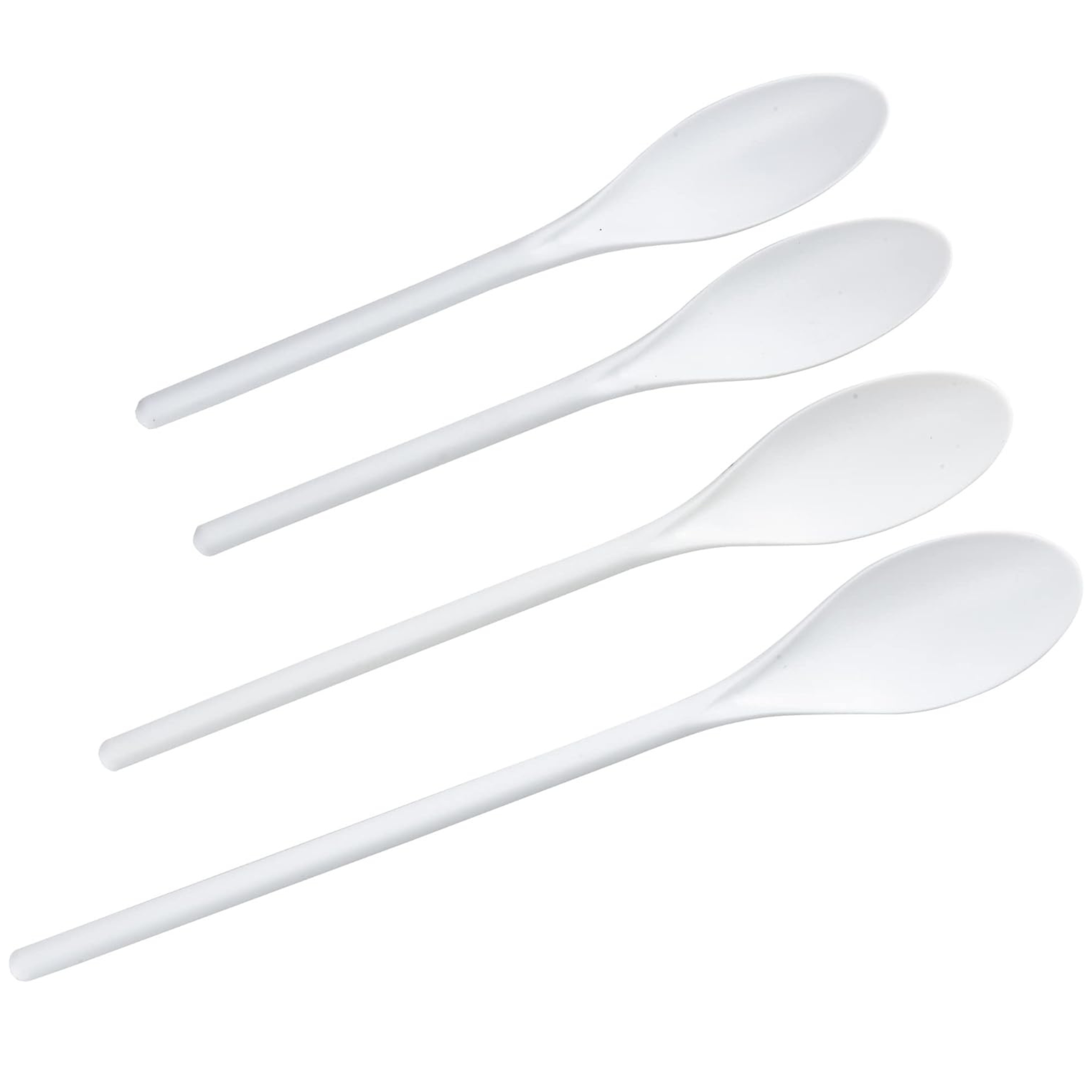 Set Of 4 Chef Craft Select Durable Plastic Mixing Spoon Set