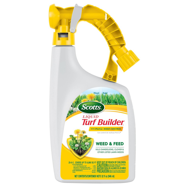 32-Oz Scotts Liquid Turf Builder w/ Plus 2 Weed Control Fertilizer