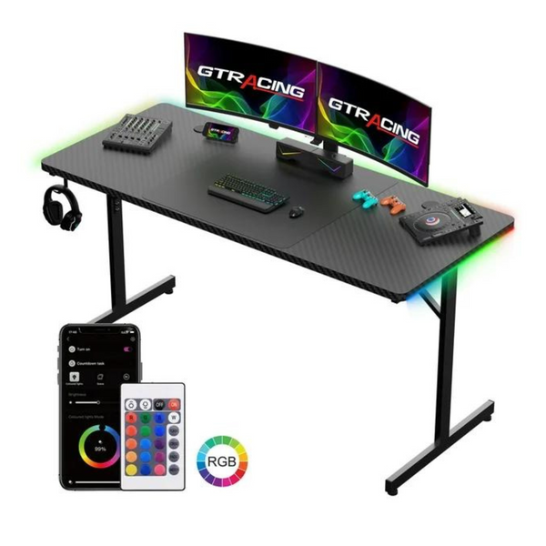 55" GTRACING Large RGB Gaming Desk