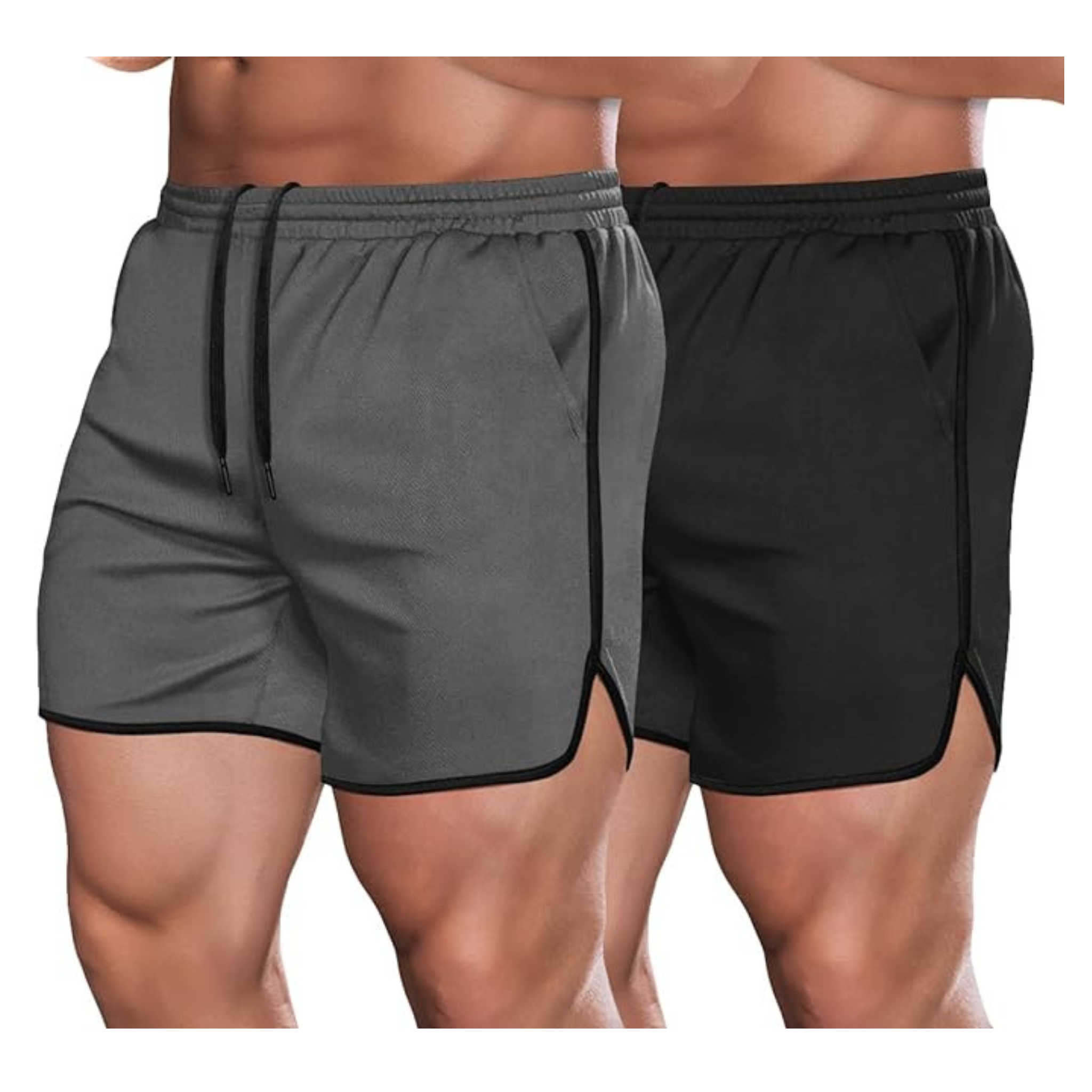2-Pack COOFANDY Men's Gym Workout Shorts with Pockets