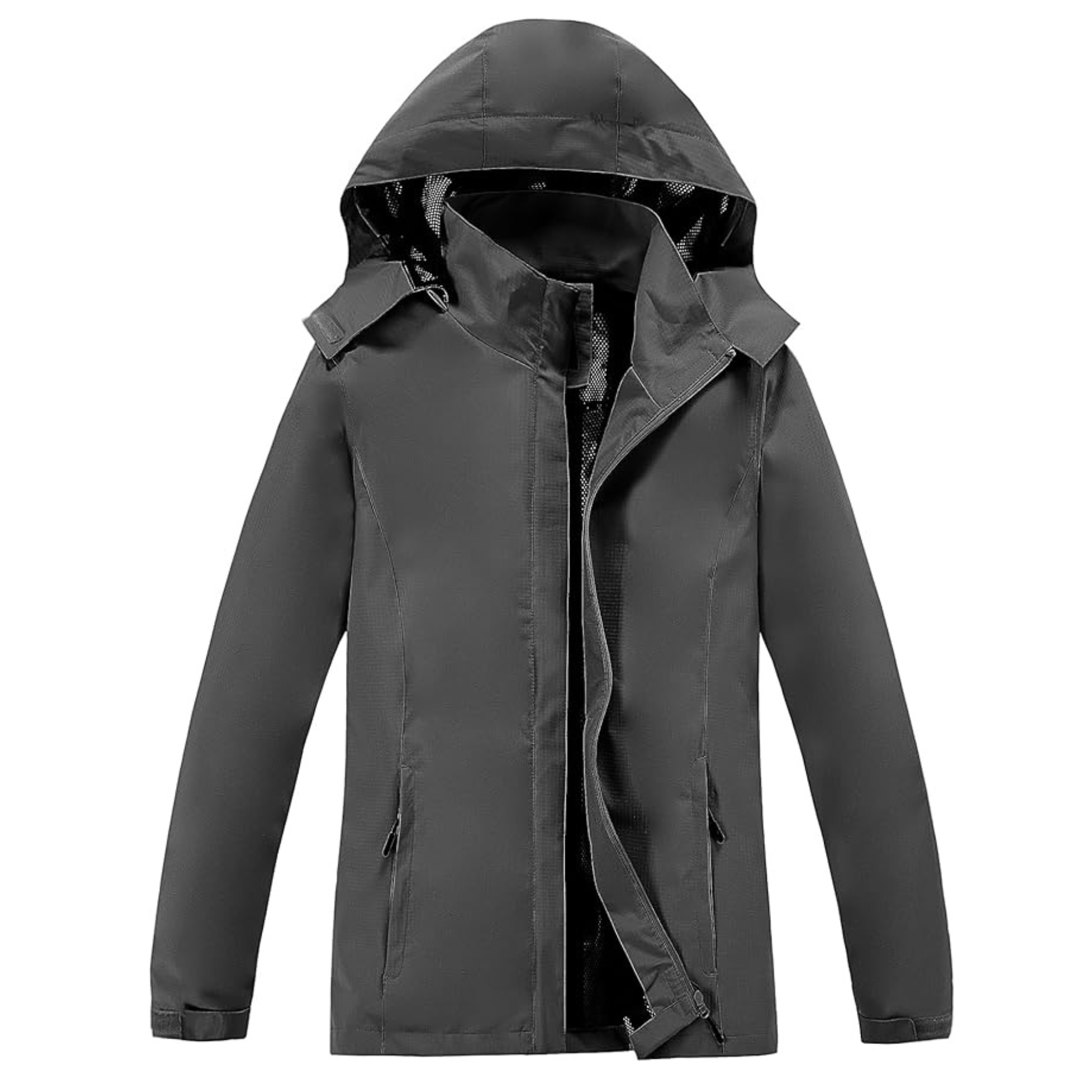 Women's Lightweight Waterproof Rain Jacket with Hood