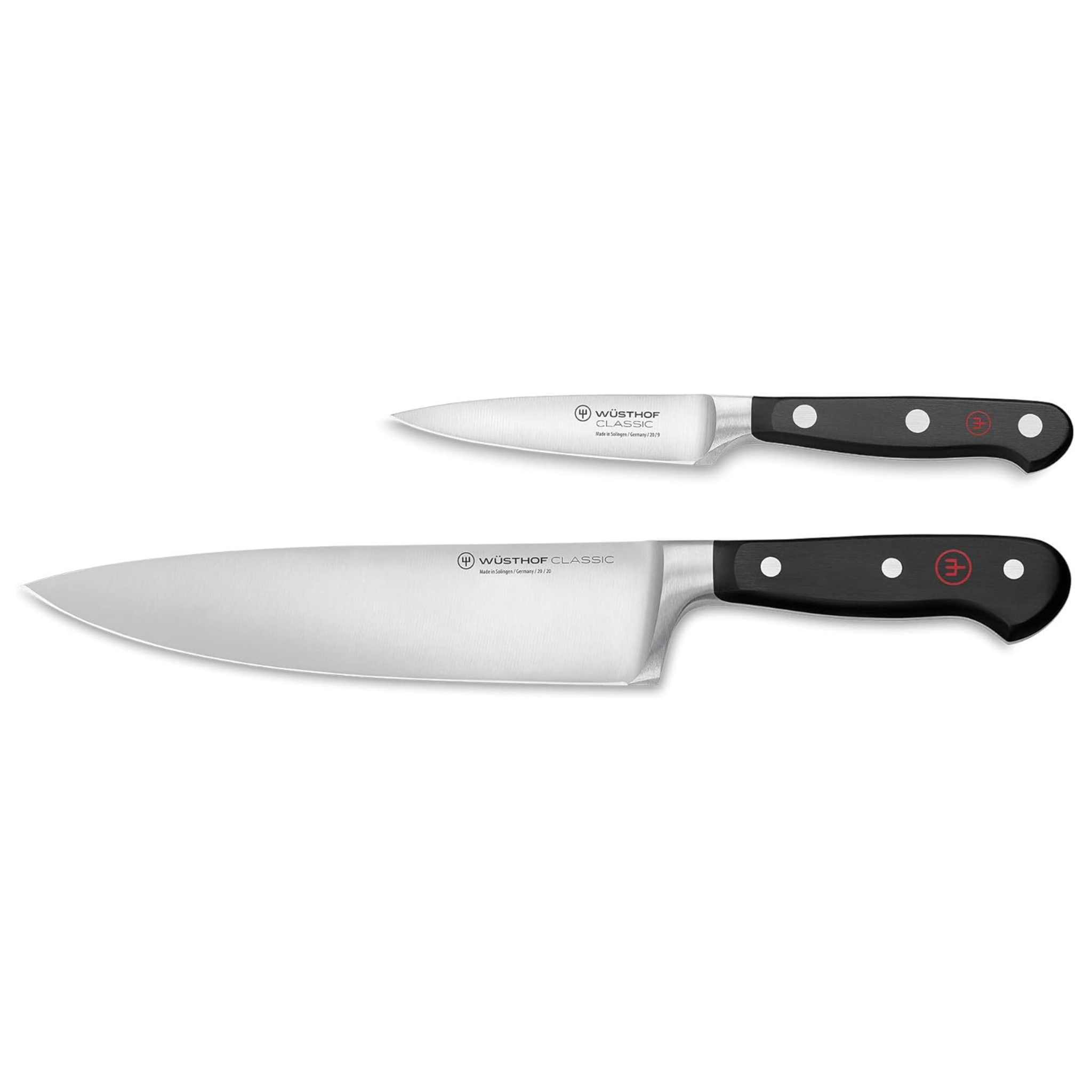 2-Piece Wüsthof Classic Chef's Knife Set (3.5" Paring + 8" Chef Cooks Knives)