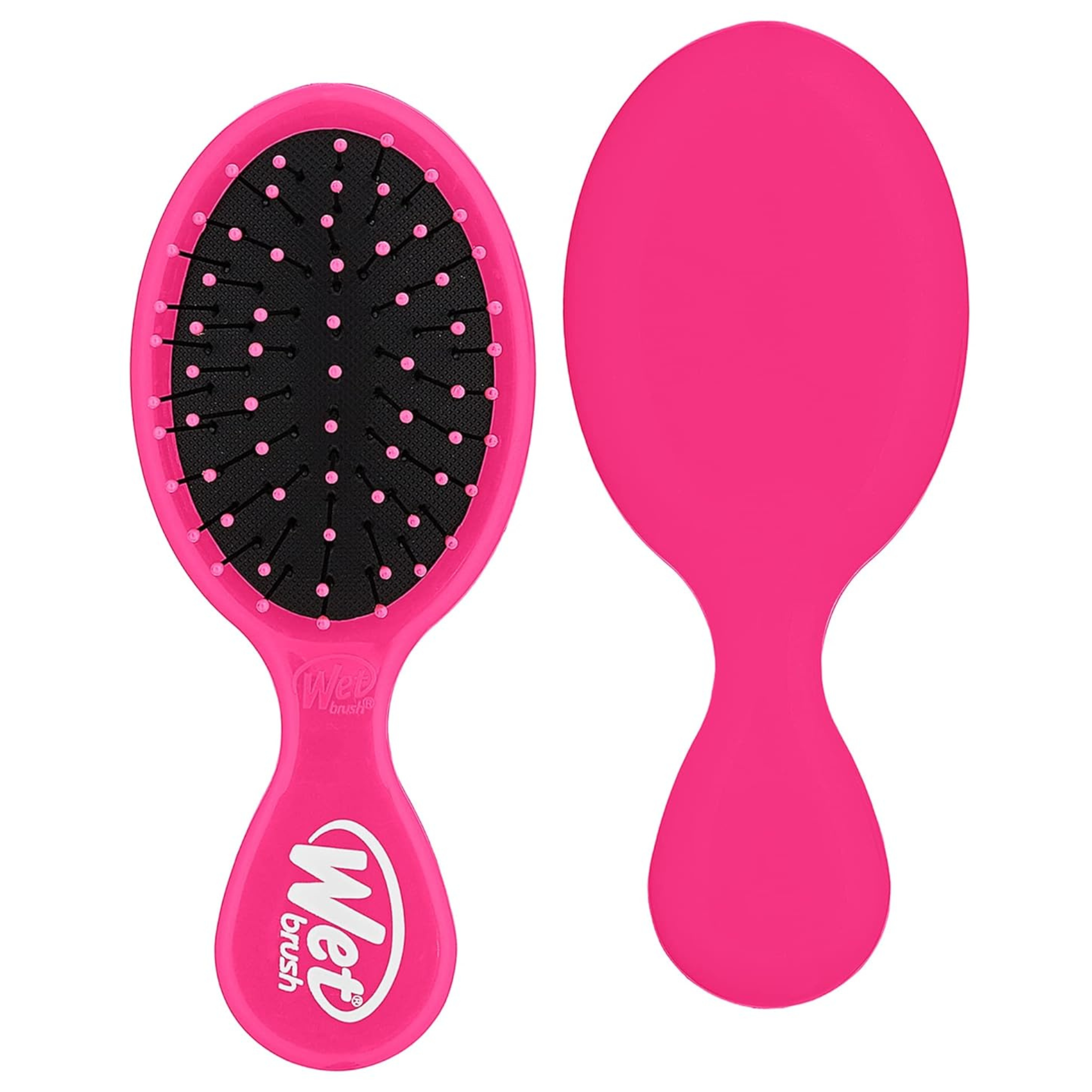Wet Brush Mini Detangler Hair Brush, Pink (1-Pack)