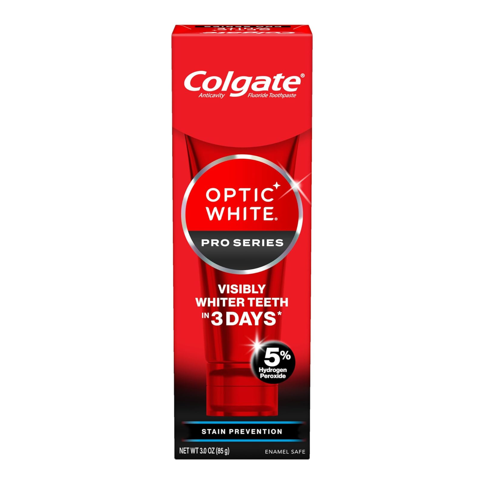 Colgate Optic White Pro Series Whitening Toothpaste 3oz Tube