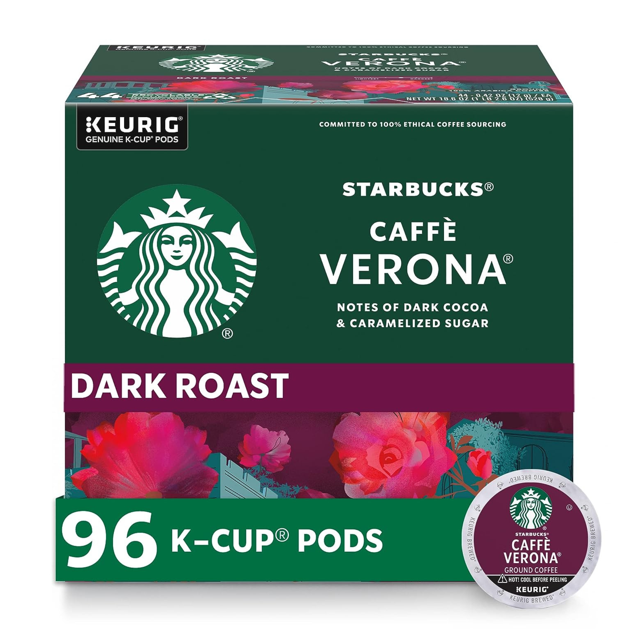 96-Count Starbucks K-Cup Coffee Pods
