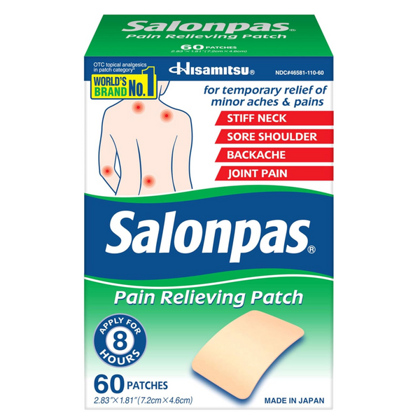 60-Count Salonpas Muscle Soreness Pain Relieving Patch