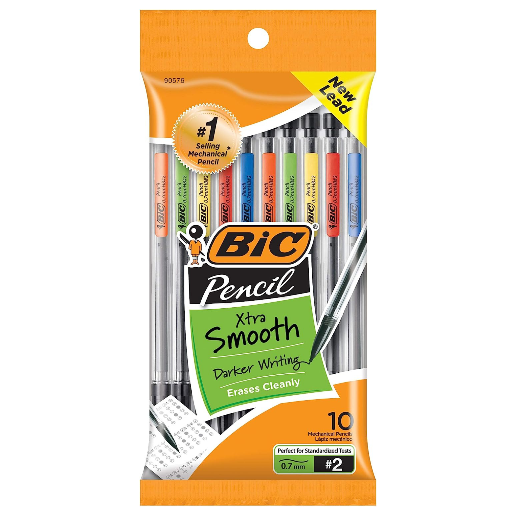 10-Count BIC Mechanical Pencils With Erasers