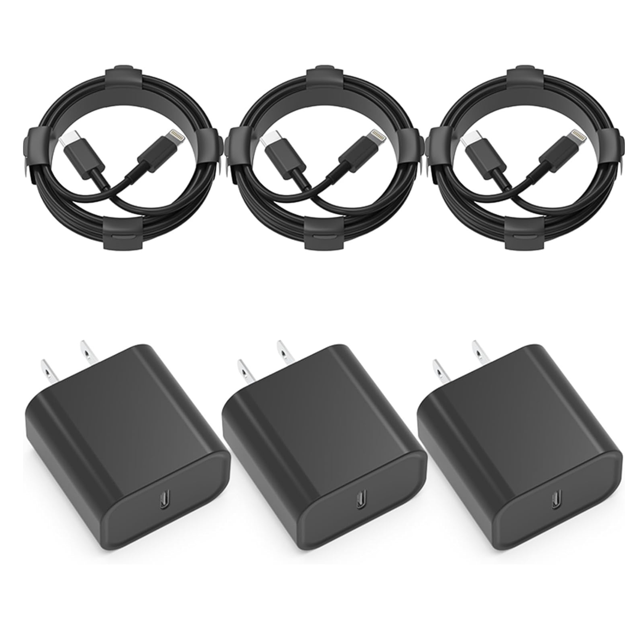 3-Pack 6FT USB C iPhone Charger