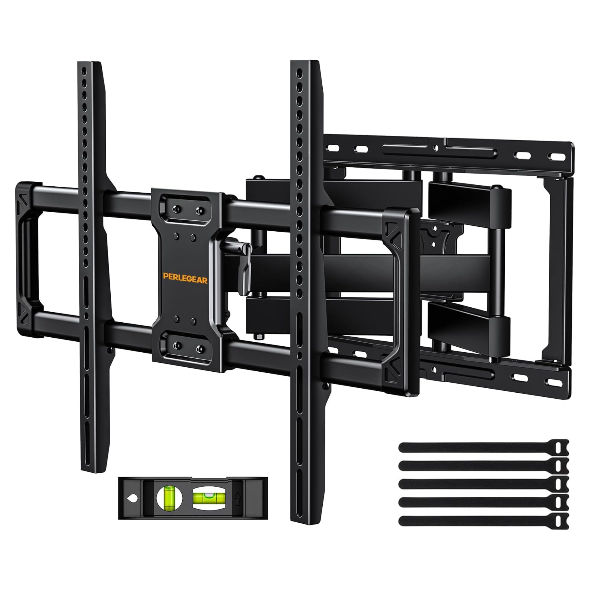 Perlegear Full Motion TV Wall Mount (for 37"- 82" TVs / Up to 100-lbs.)