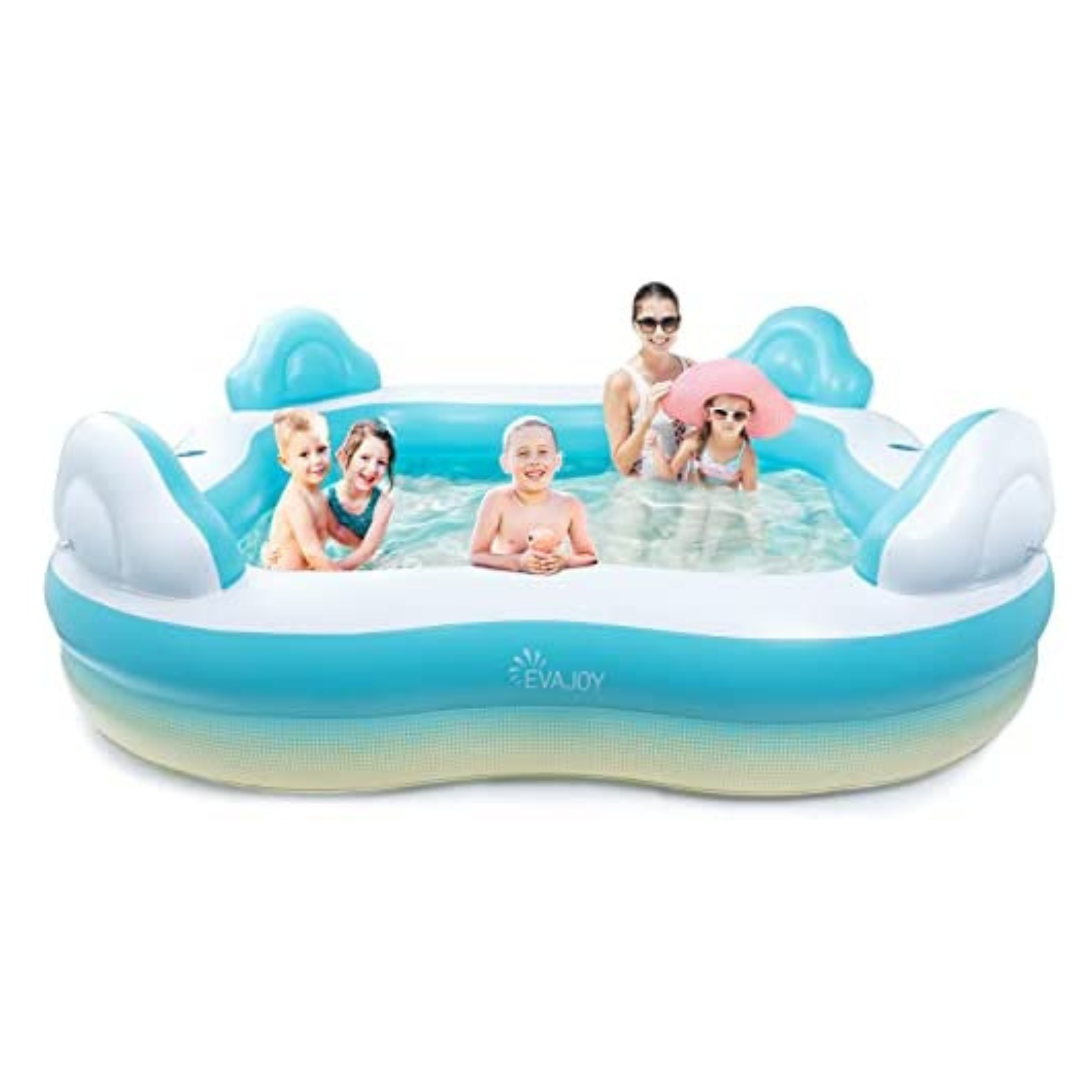 86-In x 86-In x 25-In Inflatable Swimming Pool