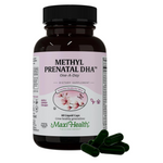 Maxi Health Methyl Prenatal DHA Prenatal Vitamins with 25 Nutrients, 60 Liquid Caps