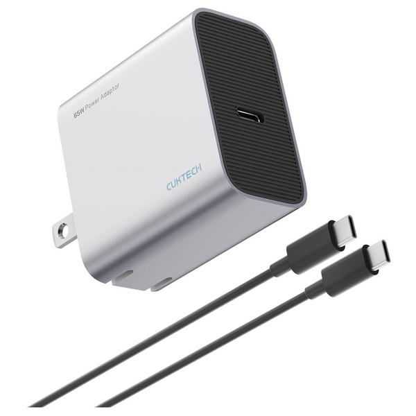 65W PD 3.0/ PPS USB-C Wall Charger Adapter with 6ft Cable