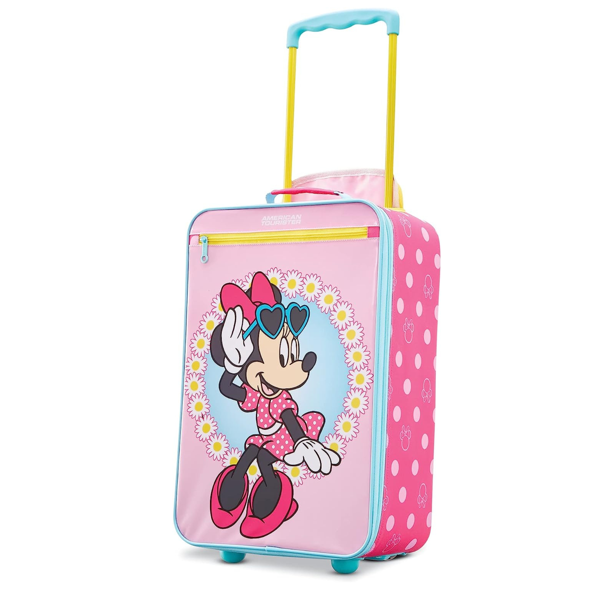 AMERICAN TOURISTER Kids' Disney Softside 18-Inch Carry-On Luggage, Minnie