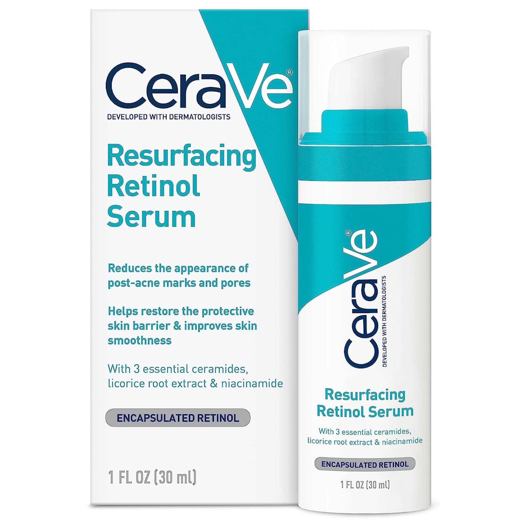 1-Oz CeraVe Resurfacing Retinol Serum
