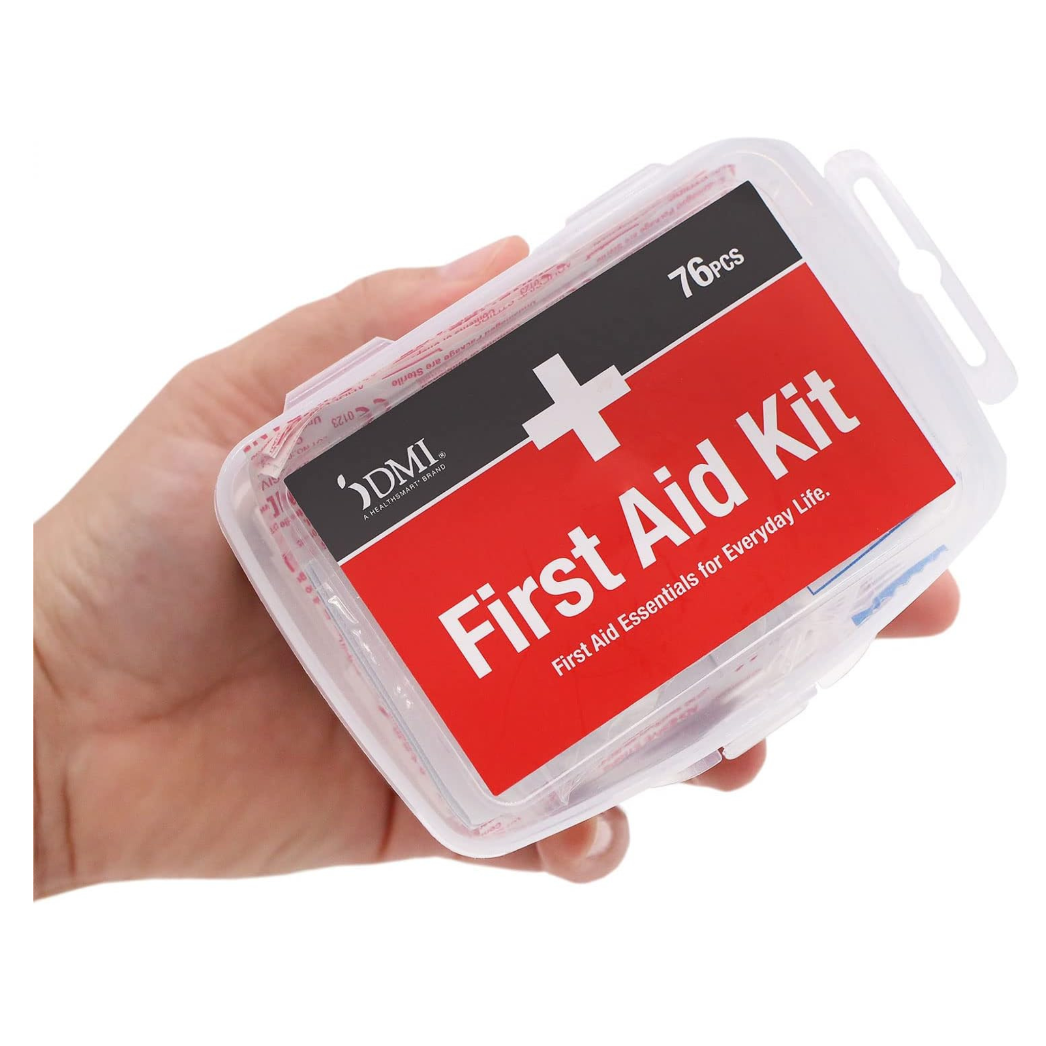 76-Piece DMI First Aid Kits with Durable Water-Resistant Case