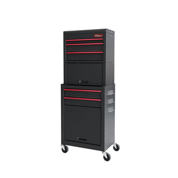 Hyper Tough 20" 5 Drawer Rolling Tool Chest & Cabinet Combo