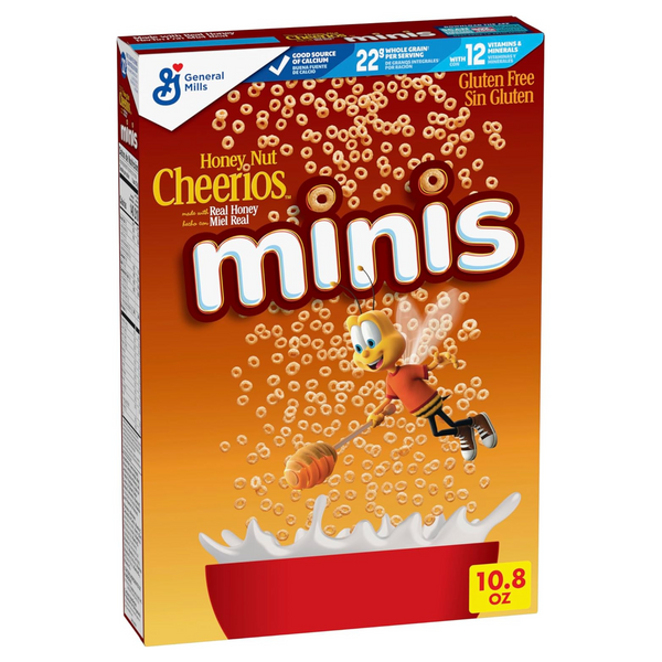 Honey Nut Cheerios Minis Cereal, 10.8 oz