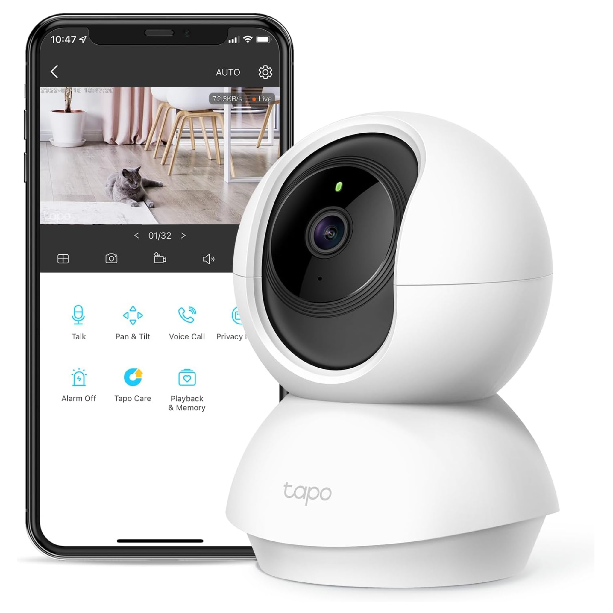 TP-Link Tapo C200 1080p (Full HD) WiFi Smart Camera