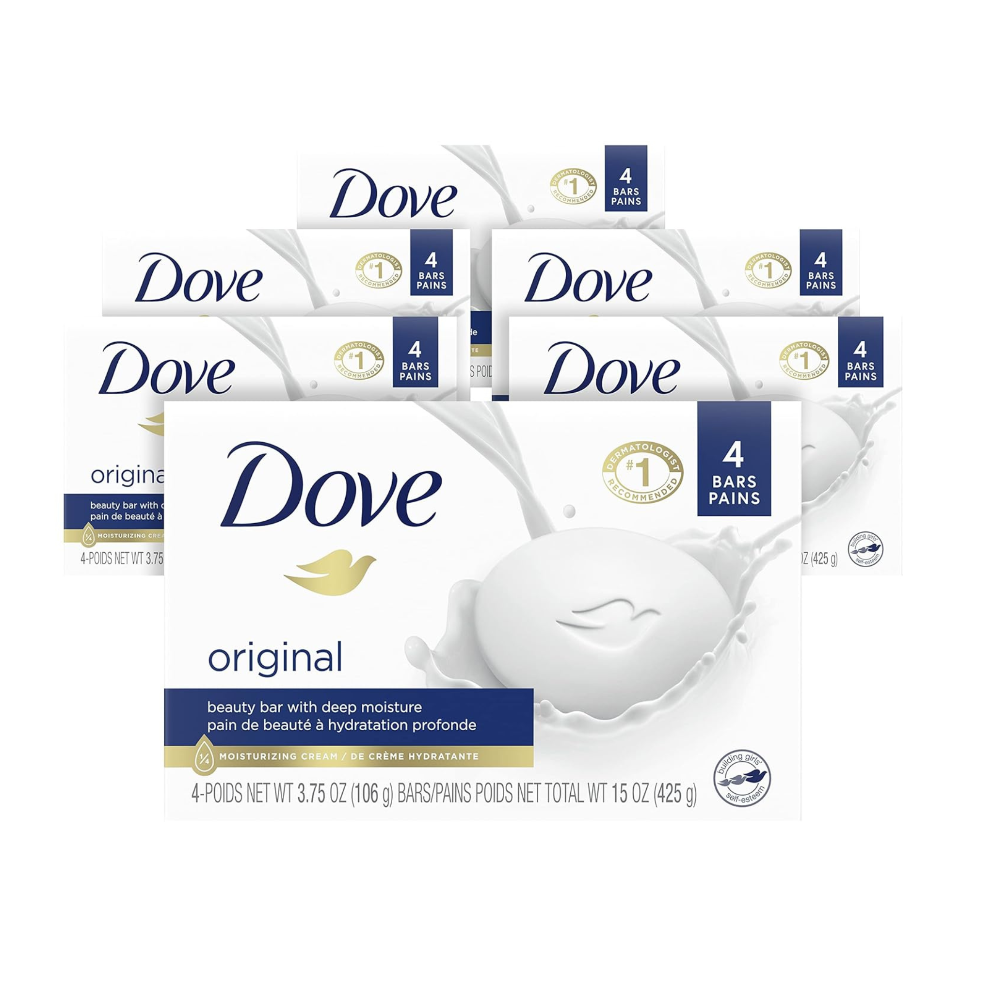 24-Count 3.75-oz Dove Beauty Moisturizing Soap Bars (Original)
