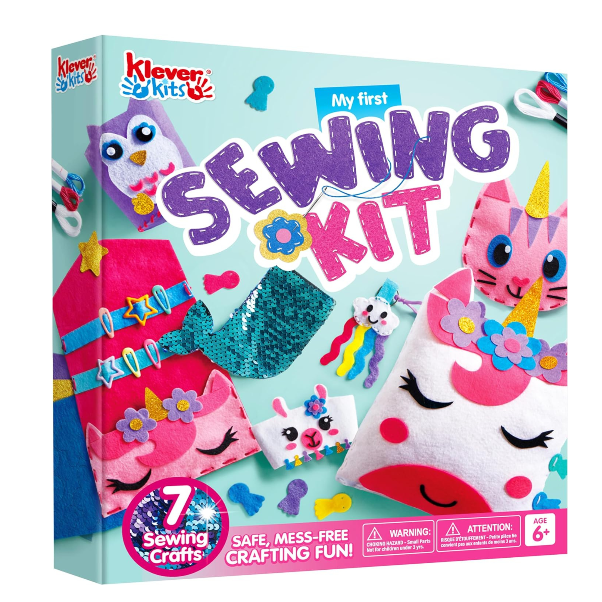 Klever Kits 7 Sewing Projects- My First Felt Sewing Kit
