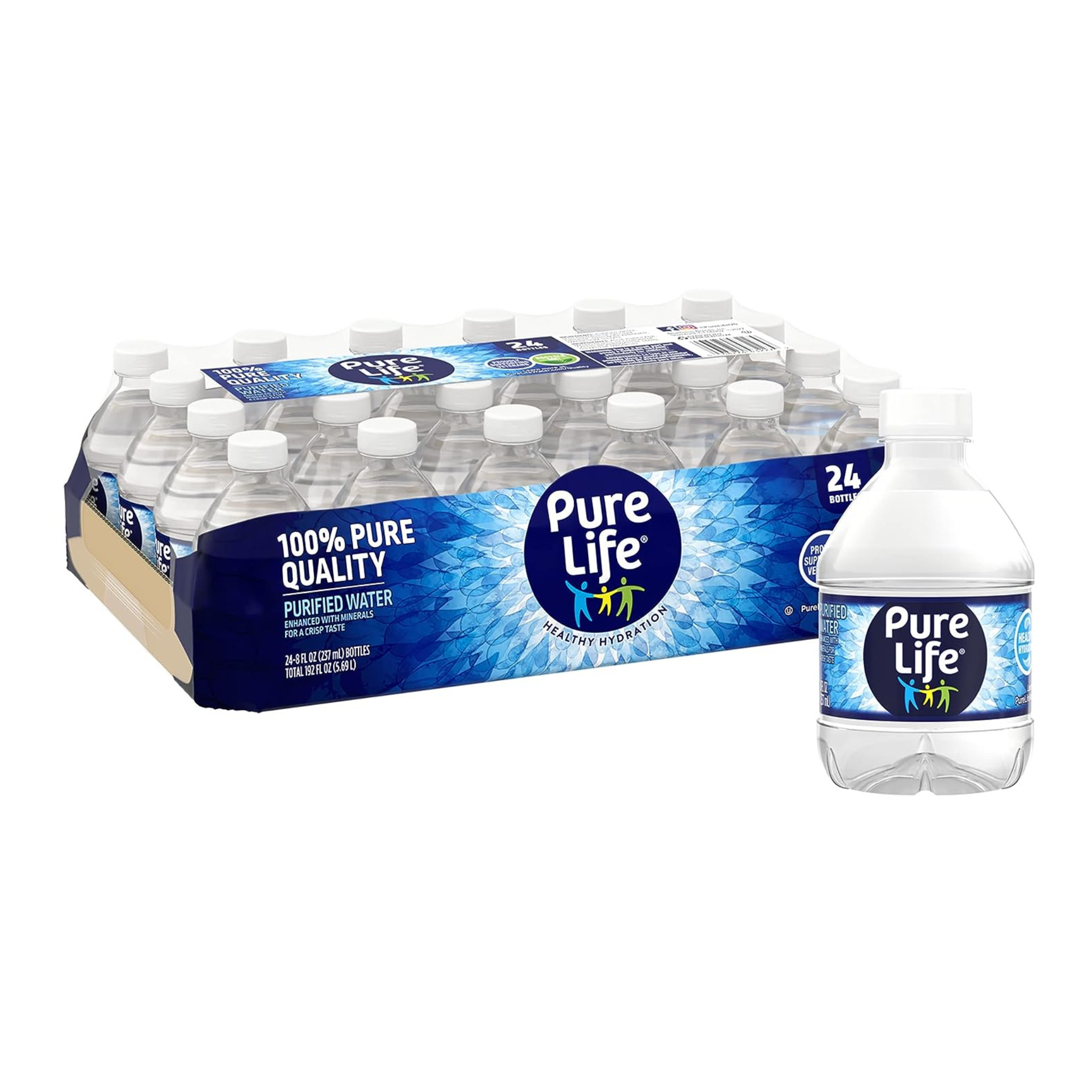 24-Pack Pure Life 8-Oz Purified Water