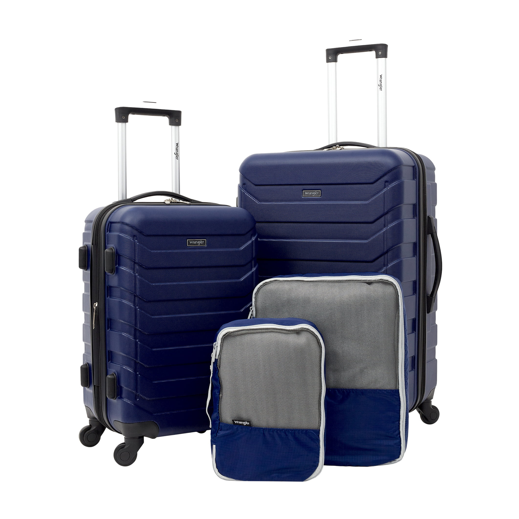 4-Piece Wrangler Luggage and Packing Cubes Set