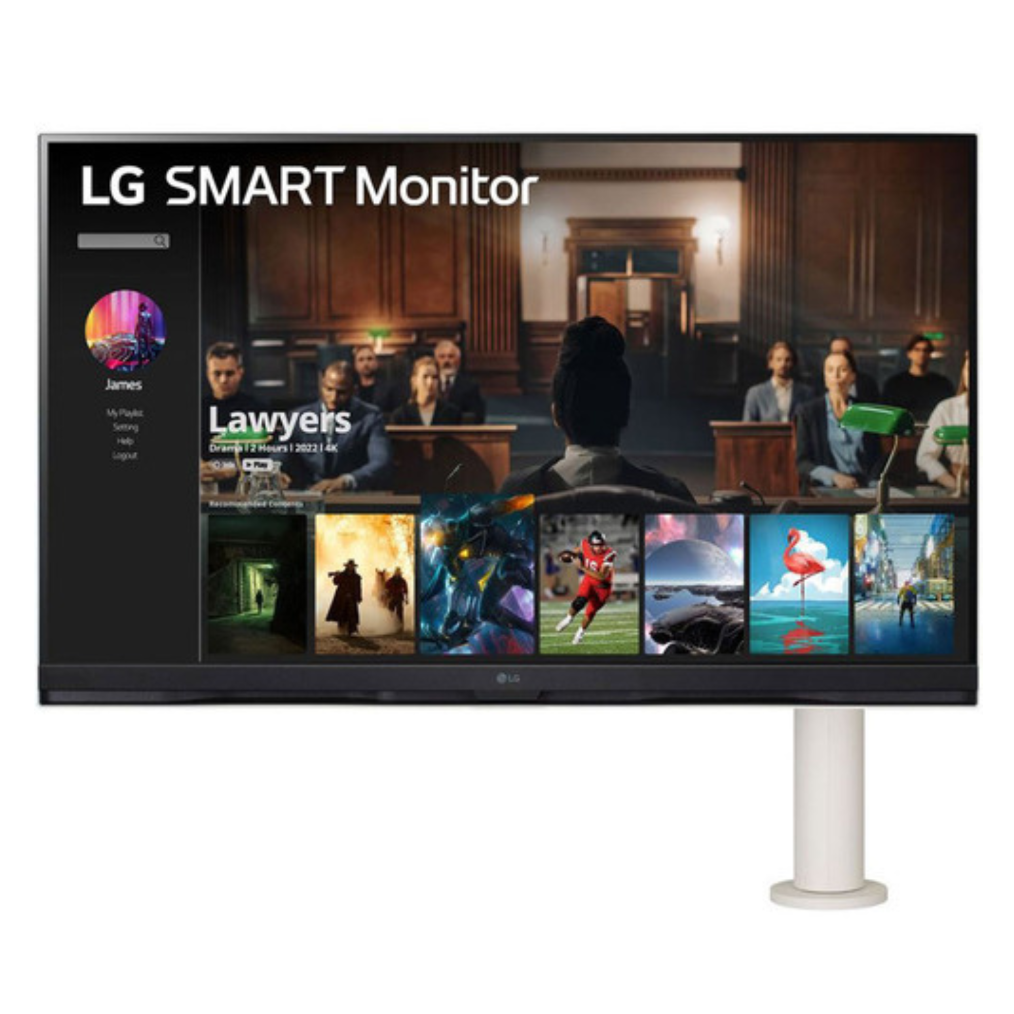 LG 32SQ780S 32" 4K VA Smart Monitor with webOS and Ergo Stand